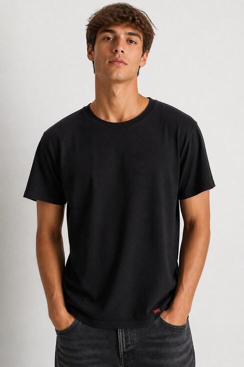 Levi's Other - Levi's Black Cotton T-Shirt M